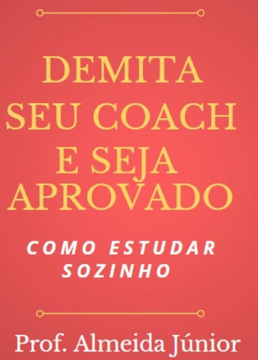 Capa do eBook Demita seu Coach e Seja Aprovado