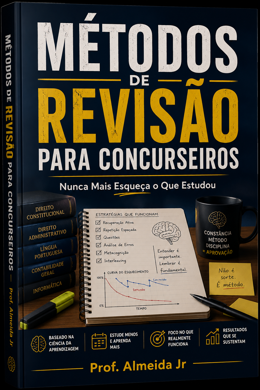 Capa do eBook Métodos de Revisão para Concurseiros